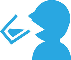 うがいアイコンイラスト