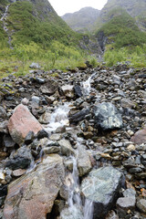 Norwegen - Trockenes Flußbett nahe Fresvik / Norway - Dry riverbed near Fresvik /