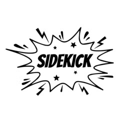 sidekick logo inspirational quotes typography lettering design
