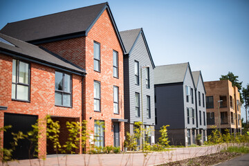 Modern new homes.