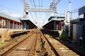 Fototapeta na wymiar 京都 伏見稲荷大社 稲荷駅