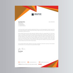 Modern and Corporate Letterhead Template