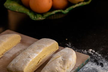 Home cooking - baking mushroom pastries