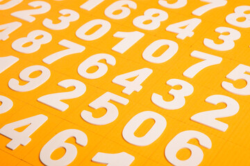 Background of numbers. from zero to nine. Numbers texture. Finance data concept. Matematic....
