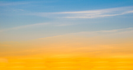 Sunrise sunset beautiful color sky.
