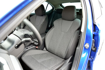 Front seats of a passenger car