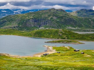 Amazing views from Bitihorn mountain in Norway
