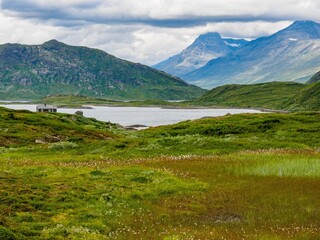 Amazing views from Bitihorn mountain in Norway