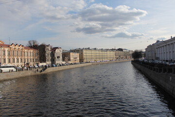 Beautiful St. Petersburg. photographed in spring.