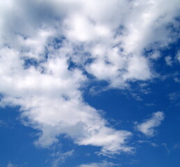 blue sky with clouds