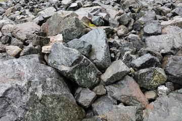 Norwegen - Trockenes Flußbett nahe Fresvik / Norway - Dry riverbed near Fresvik /