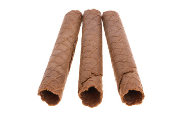 waffle roll isolated