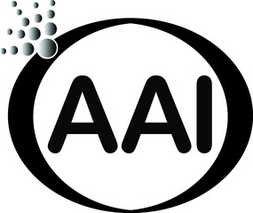 AAI letter logo icon vector template on white background creative letter AAI icon. AAI vector.