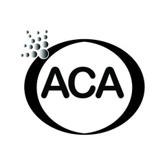  ACA logo icon vector template on white background, creative letter ACA icon. ACA vector.