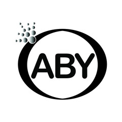  ABY logo icon vector template on white background, creative letter ABY icon. ABY vector.