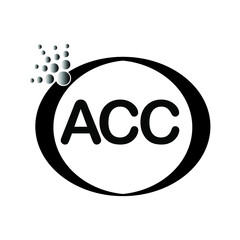 ACC logo icon vector template on white background, Creative Letter ACC Icon. ACC Vector.

