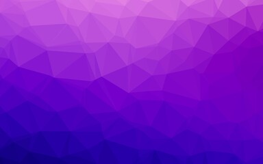 Obraz premium Light Purple vector shining triangular background.