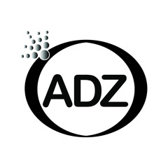 
 ADZ logo icon vector template on white background, creative letter ADZ icon. ADZ vector.
