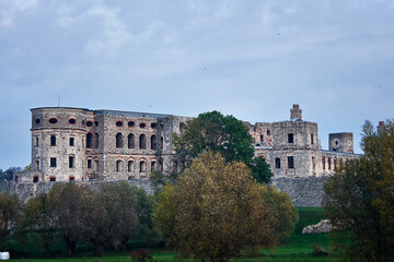 Fototapeta na wymiar the ancient Poland castle of the 17th century Krzyztopor 