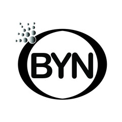 BYN letter logo icon vector template on white background creative letter BYN icon. BYN vector.
