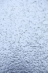 Abstract ice texture on glass. Natural background