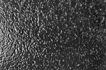 Abstract ice texture on glass. Natural background