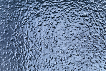 Abstract ice texture on glass. Natural background