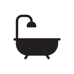 Bathing Tub Icon - Shower Tub Icon