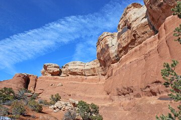 Fototapeta premium Arches National Park, Utah, in winter 
