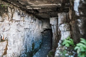 Monte piano, remnants of the world war, Dolomiti, Italy