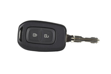 Car electronic key, with lock symbols