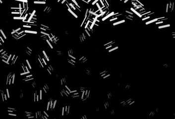 Dark silver, gray vector template with repeated sticks.