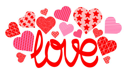 A postcard with a declaration of love