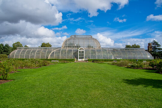 Palm House, an iconic Victorian glasshouse that recreates rainforest climate for the exhibition of living collection of tropical plants