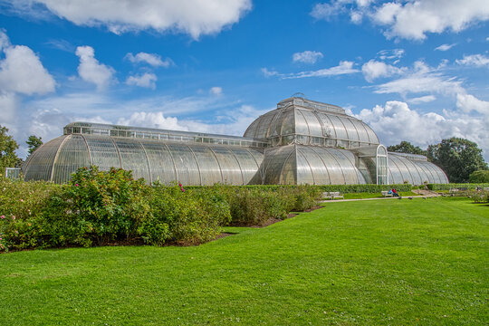 Palm House, an iconic Victorian glasshouse that recreates rainforest climate for the exhibition of living collection of tropical plants