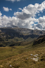 Fototapeta premium Grossglockner mountain scenic road in Austria in Alps
