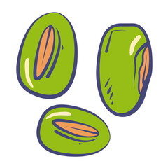 Beans green illustration concept vector food