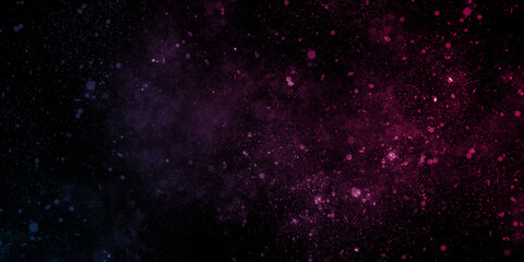 abstract space, colorful nebula, stars and sky