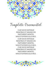 Vector decorative frame. Elegant element for design template, place for text. Floral border. Lace decor for birthday and greeting card, wedding invitation.