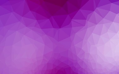 Light Purple vector blurry triangle texture.