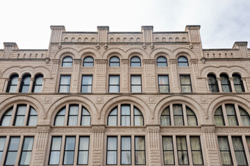 historic building of richardsonian romanesque style in milwaukee