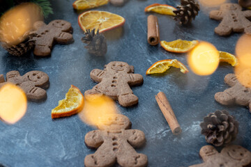 gingerbread cookies and christmas cookies