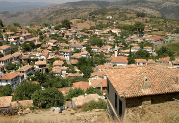 Sirince Village at Selcuk District, Izmir in Turkey. Sirince is a village of 600 inhabitants in...