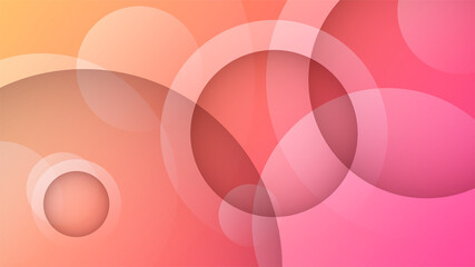 Transparant Lens Peach Colorful Abstract Geometric Design Background