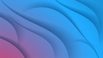 Obraz premium Root Pattern Blue pink Colorful Abstract Geometric Design Background