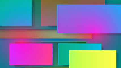 Paper Colorful Abstract Geometric Design Background