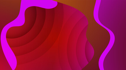 Gradient Wavy Transparant magenta Colorful Abstract Geometric Design Background