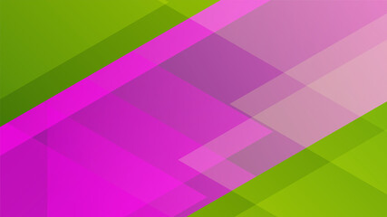 Fototapeta na wymiar Transparant corner green purple Colorful Abstract Geometric Design Background