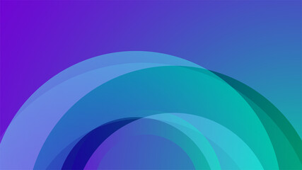 Gradient circle blue purple Colorful Abstract Geometric Design Background