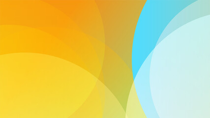 vivid blue and yellow Colorful Abstract Geometric Design Background